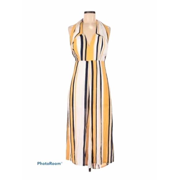 Vici Striped Jumpsuit    - Picture 1 of 2
